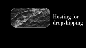 Hosting for dropshipping