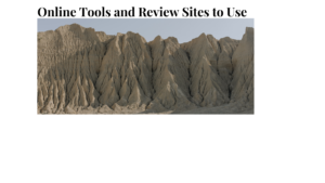 Online Tools and Review Sites to Use