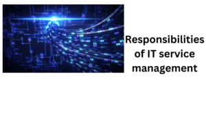 Responsibilities of IT service management