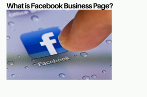 What is Facebook Business Page