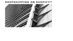 Why consider Dropshipping on Shopify