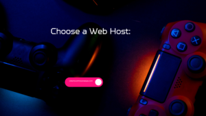 Choose a Web Host