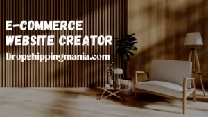 E-commerce website creator